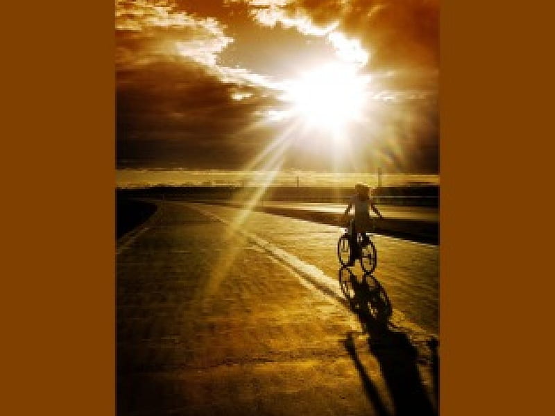 ~Sunset Ride~, sunset, nature, ride, people, HD wallpaper | Peakpx
