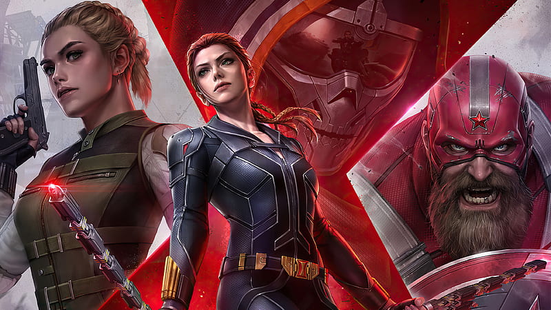 Marvel Future Fight Black Widow Team , marvel-future-fight, games, black-widow, superheroes, HD wallpaper