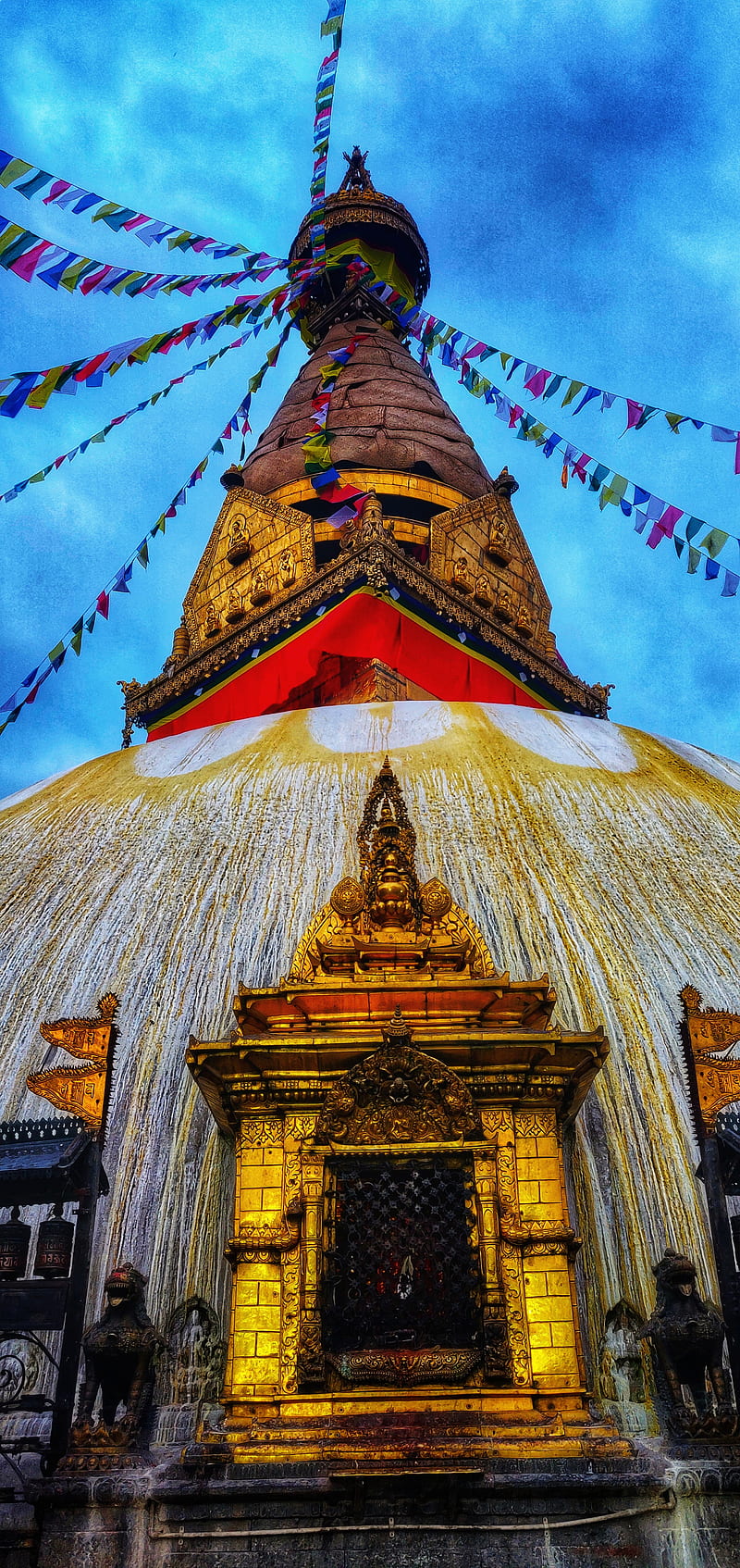 Swayambhunath Temple, kathmandu, monkey temple, nepal buddha, HD phone wallpaper