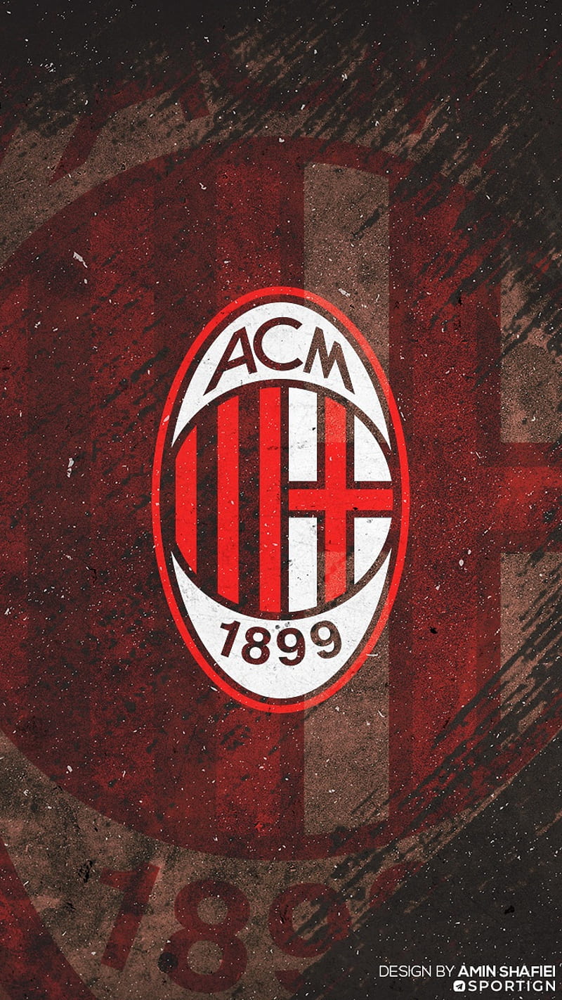 AC Milan , ac milan, associazione calcio milan, european soccer, italian soccer, HD phone wallpaper