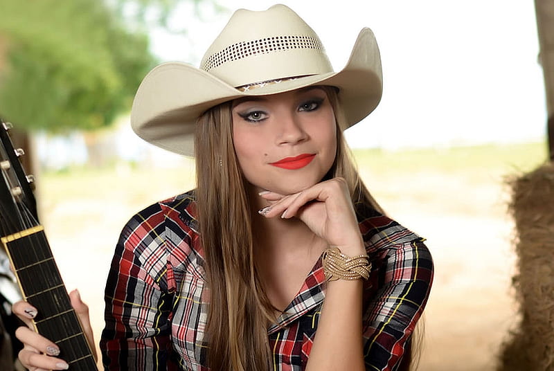 Thoughts Female Models Hats Cowgirl Boots Ranch Fun Outdoors