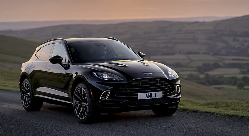 2021 Aston Martin DBX Onyx Black - Front Three-Quarter, car, HD ...