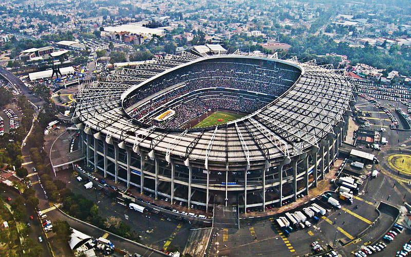 Estadio Azteca, Club America Stadium, Tlalpan, Mexico City, Mexican football stadium, Mexico, soccer arena, HD wallpaper