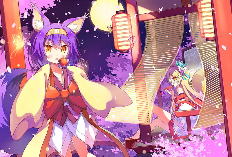 Anime, Kimono, Animal Ears, No Game No Life, Izuna Hatsuse, HD ... - Những hình ảnh anime đầy màu sắc với kiểu áo kimono truyền thống, tai thỏ đáng yêu, và những nhân vật sở hữu cá tính riêng đang chờ đón bạn! Khám phá thế giới hoàn hảo của No Game No Life thông qua bức tranh HD tuyệt đẹp này và cảm nhận sự tuyệt vời của anime.