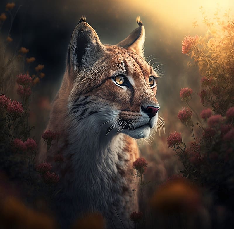 Download wallpaper 1350x2400 lynx animal big cat brown glance iphone  876s6 for parallax hd background