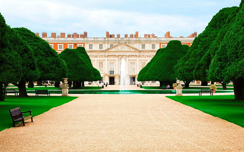 Hampton Court Palace-city Landscape, HD wallpaper
