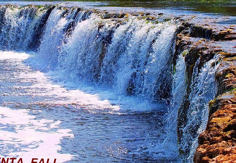 Venta`s waterfall., nature, water, watefalls, rivers, HD wallpaper
