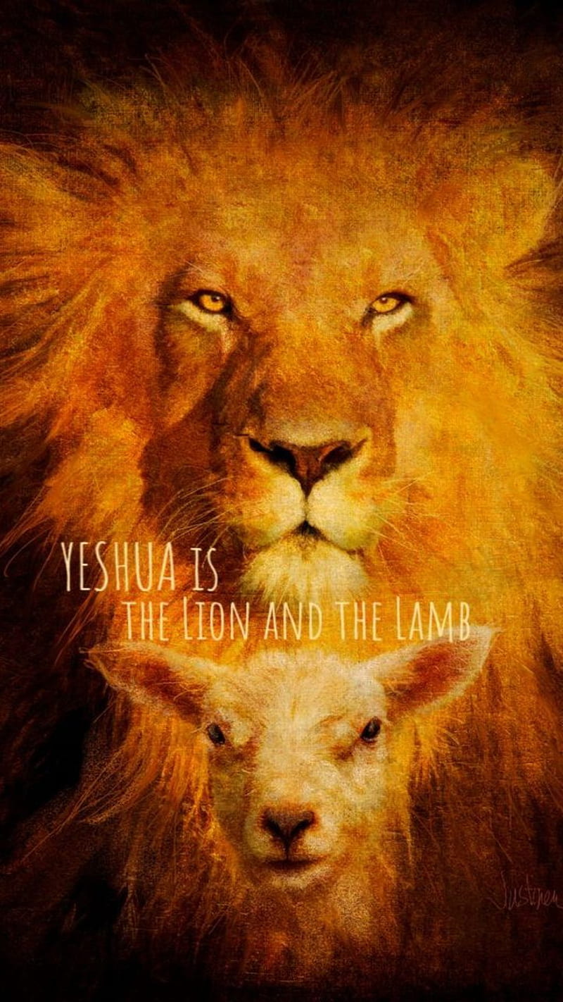 Yeshua Lion and Lamb, jesus, HD phone wallpaper