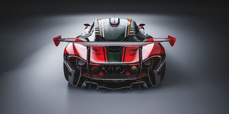 2023 Mclaren P1 Senna Rear View, mclaren-p1, mclaren, 2023-cars, cars, behance, HD wallpaper