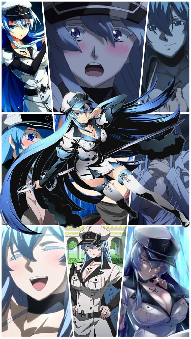 EsdeathAkame Ga Kill Esdeath Anime Akame ga kill HD phone wallpaper   Peakpx