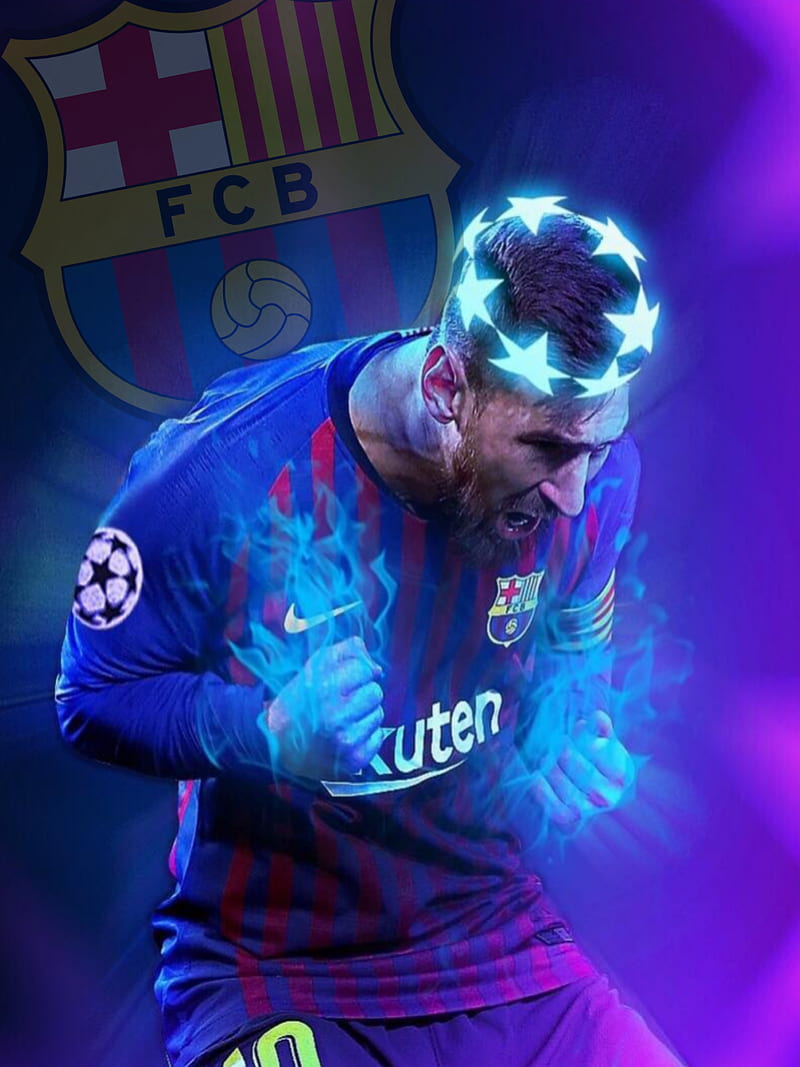 Messi, champions league, fc barcelona, football, ufc, HD phone wallpaper