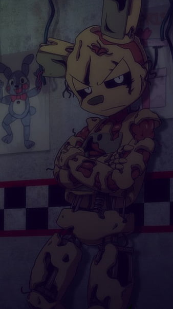 Download Springtrap - The Mysterious Animatronic Character Wallpaper