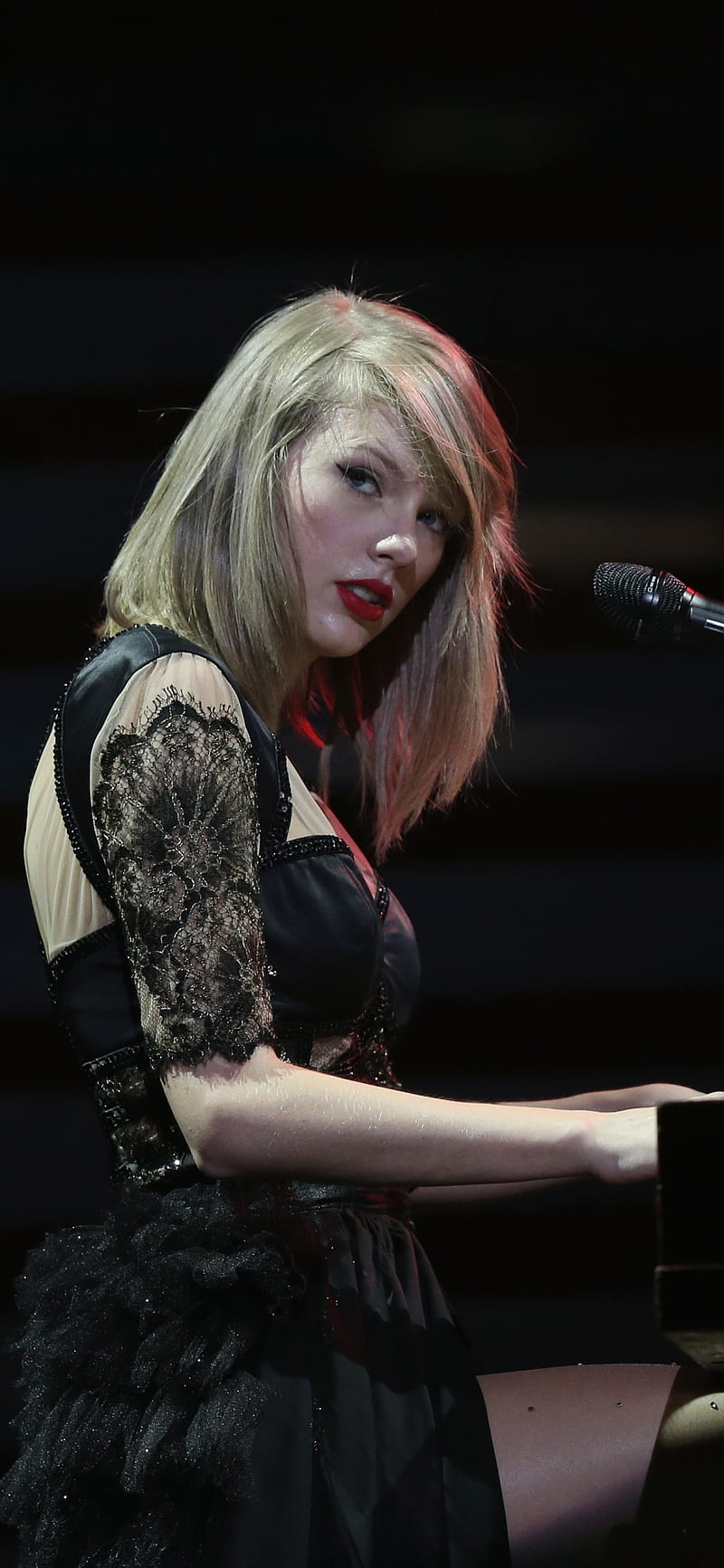Taylor Swift 1989, live, piano, taylor swift, tour, ts, world, HD phone wallpaper