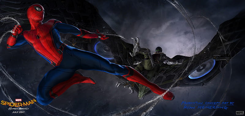 Vulture In Spider Man Homecoming Concept Art, spiderman-homecoming, 2017-movies, movies, concept-art, vulture, HD wallpaper