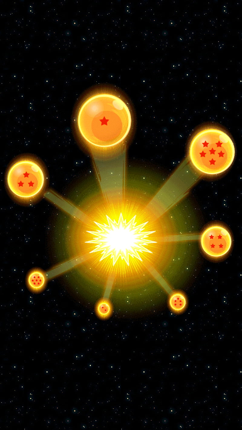 7 Dragon Balls 4K Wallpaper iPhone HD Phone #4520h