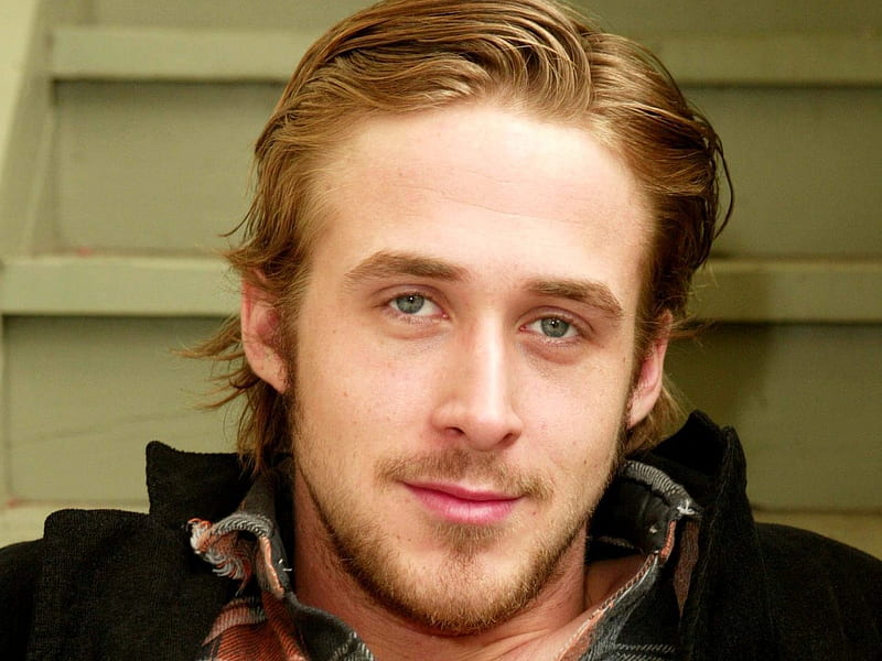 Ryan Gosling, cute, hair, pretty eyes, male, smile, actor, HD wallpaper