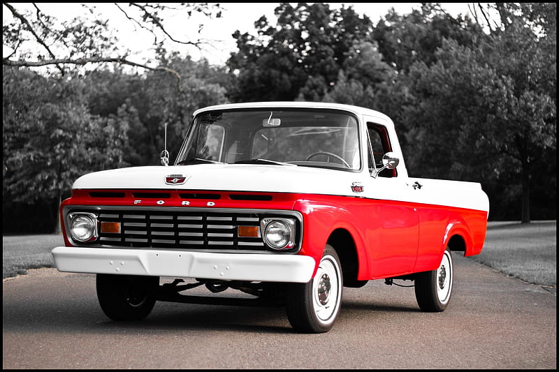 1963 ford f100, truck, f100, pick up, ford, HD wallpaper