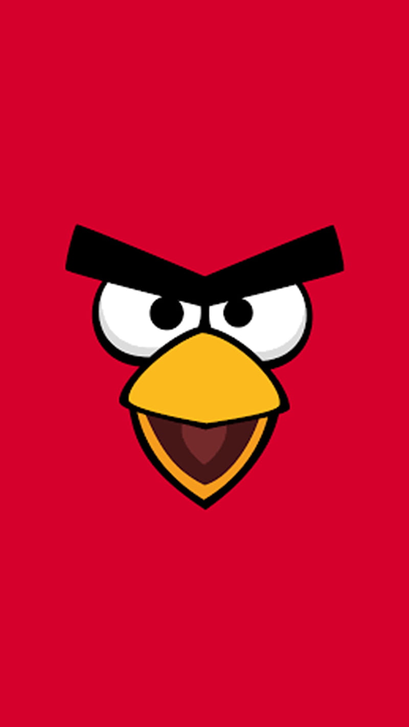 Angry Birds, angry, bird, birds, dragon, face, red, HD phone wallpaper