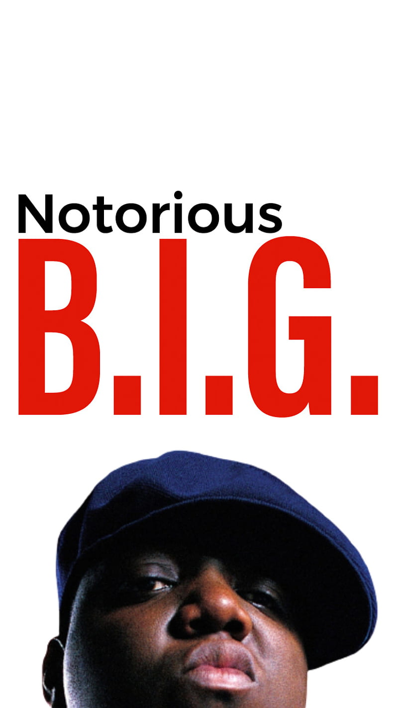Biggie, big, black, hip-hop, notorious, rap, rapper, red, smalls, white, HD  phone wallpaper | Peakpx