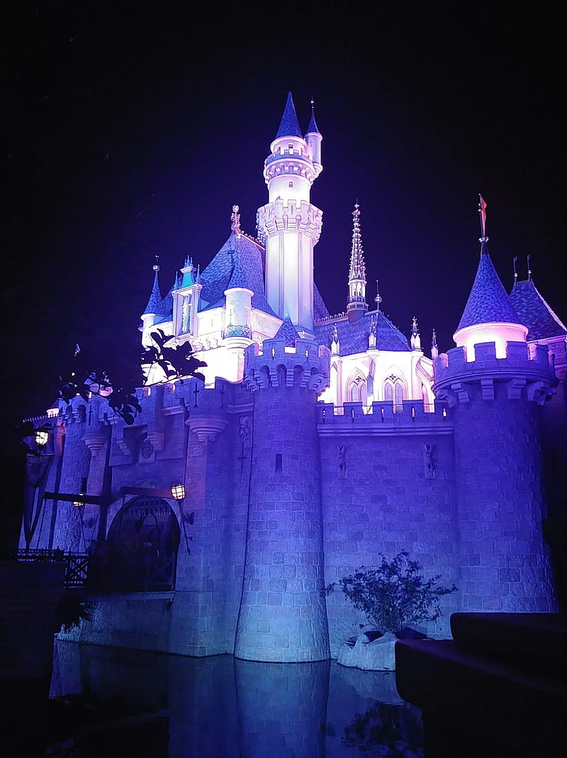 disneyland castle wallpaper iphone