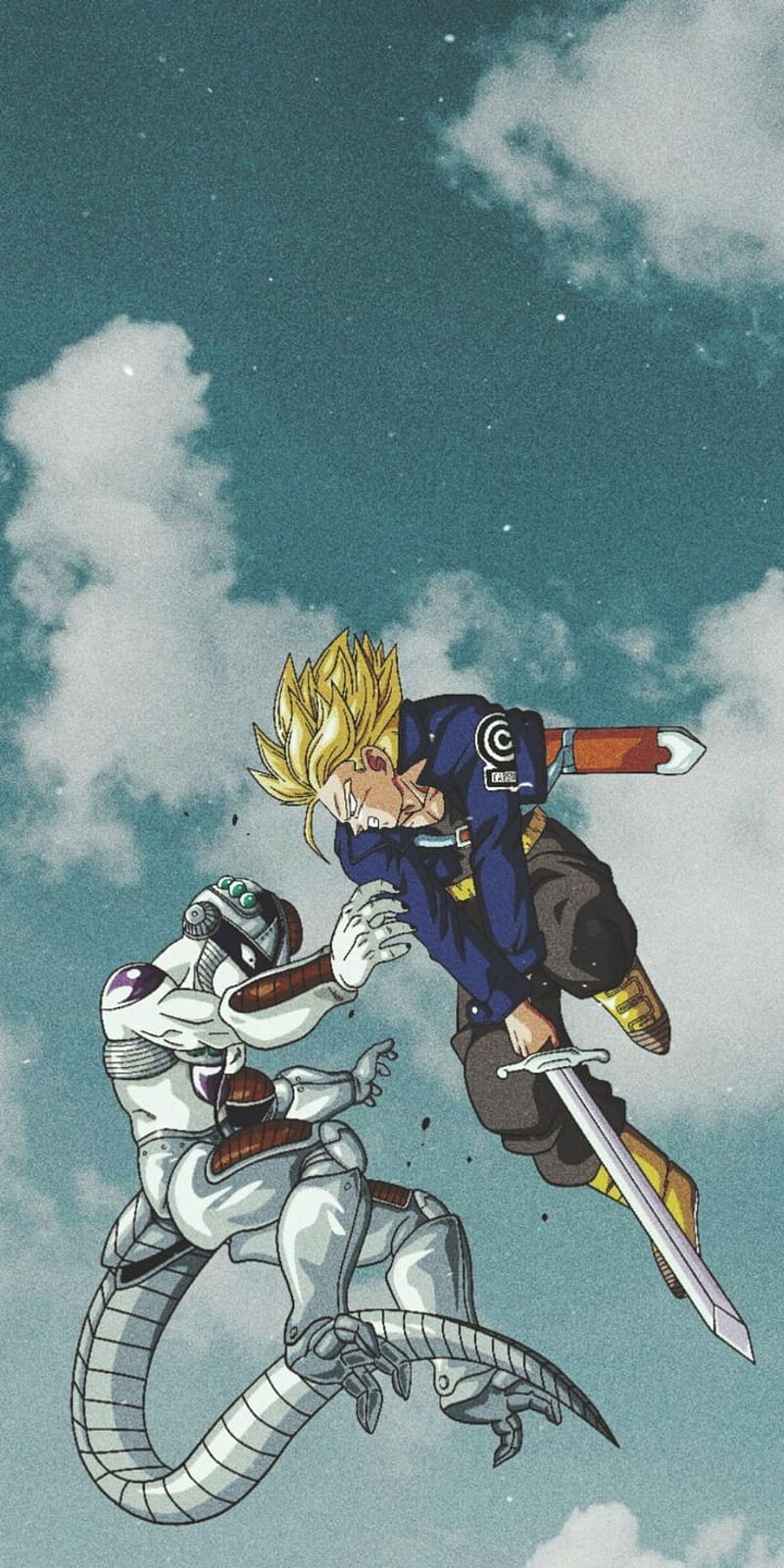 Dragon ball gt, anime, goku trunks, HD phone wallpaper