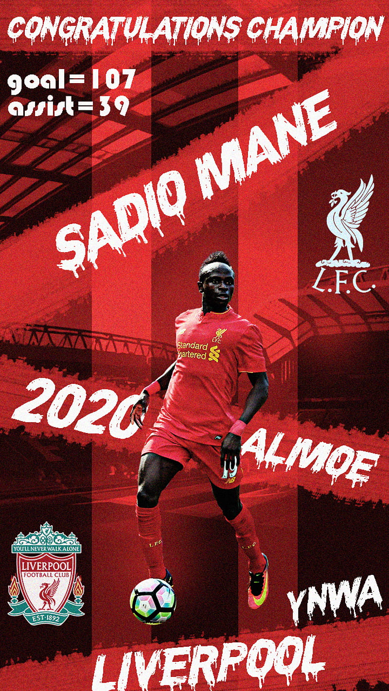 Sadio mane, almoe, champion, liverpool, soccer, sport, HD phone wallpaper |  Peakpx