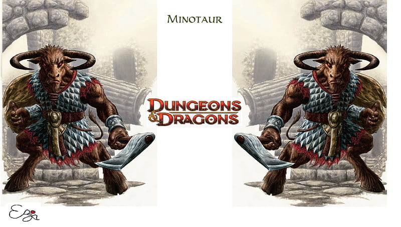 Minotaur from Dungeons and Dragons 4th Edition, games, minotaur, 4th edition, dungeons and dragons, HD wallpaper