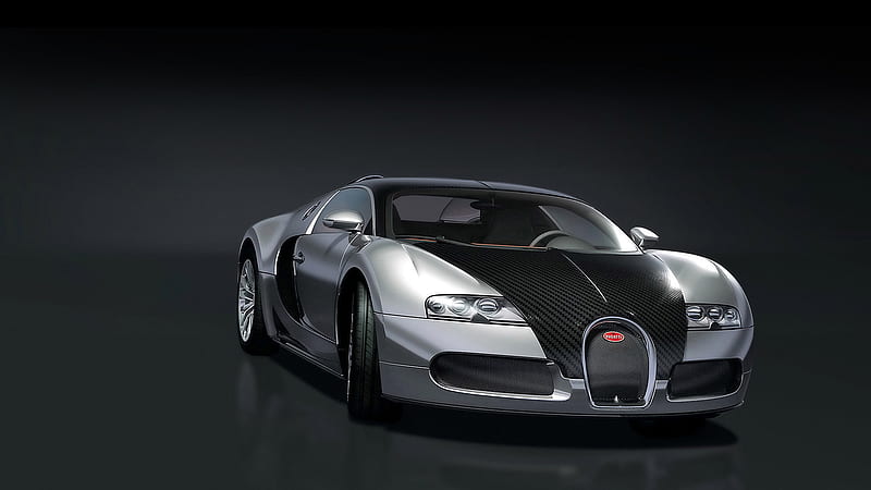 Bugatti Veyron 16-4 Pur Sang Car Silver Car Sport Car Supercar Cars, HD wallpaper