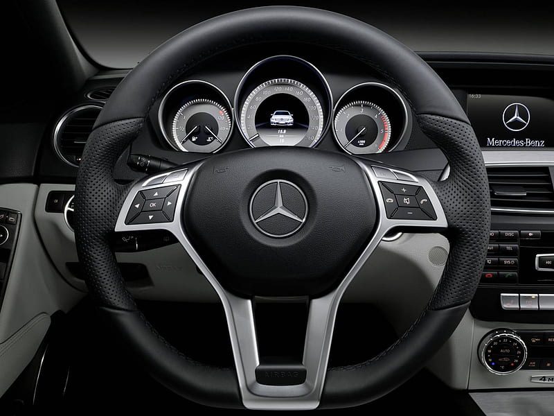 Mercedes, 2017, autos, focus, luxury, steering, HD wallpaper