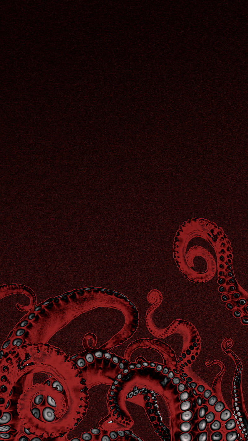 tentacles1, DARK, abstract, colors, octopus, red, tentacle, tentacles, under water, HD phone wallpaper