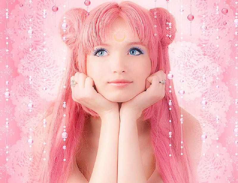 Pink Girl Hair Pretty Female Lovely Girl Beauty Face Pink Hd Wallpaper Peakpx 8688