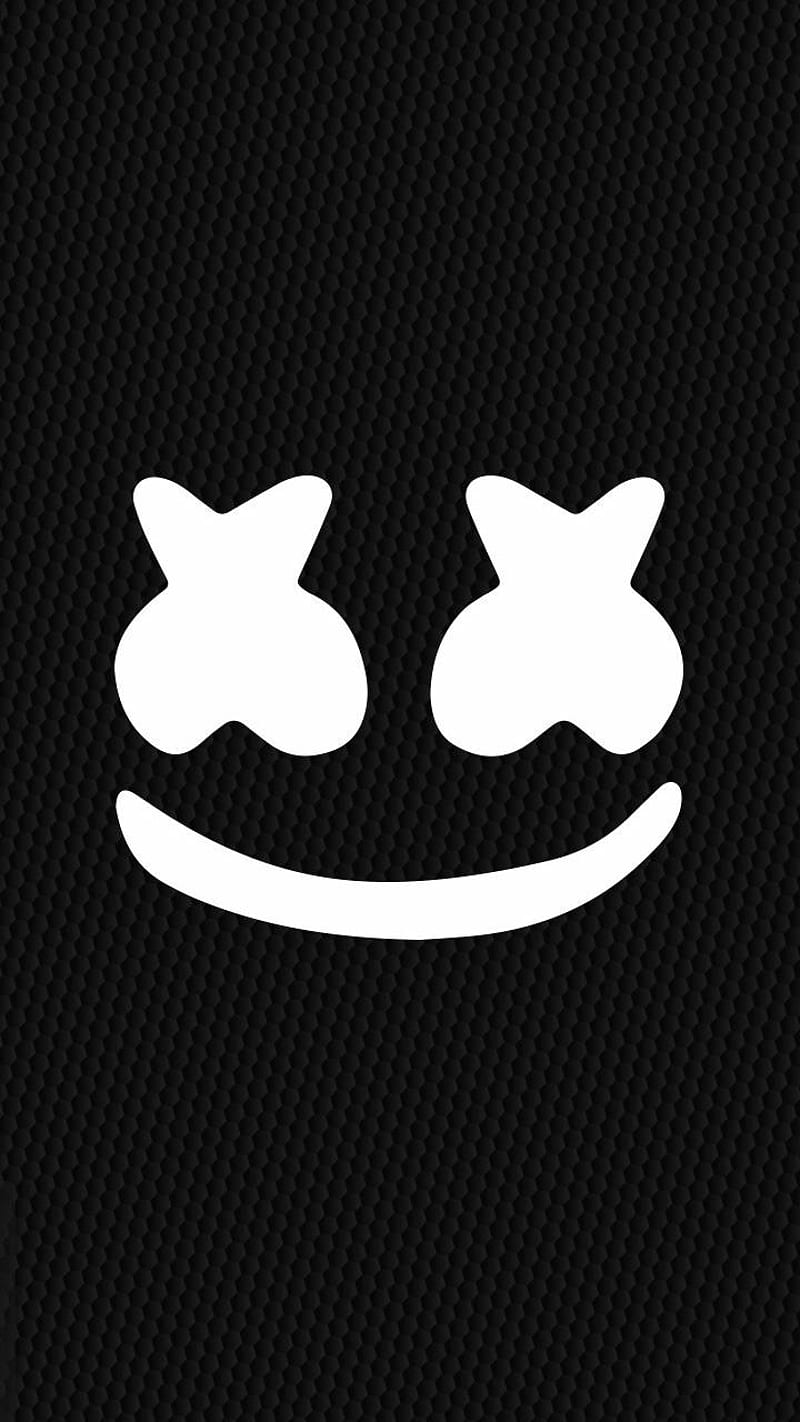 Marshmello black, alone, android, dj, logo, marshmallow, marshmello,  marshmellow, HD phone wallpaper | Peakpx