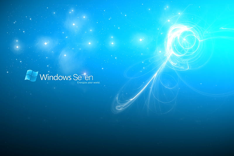 Windows 7 by SrCky, se7en, walls, windows7 srcky, blue, HD wallpaper