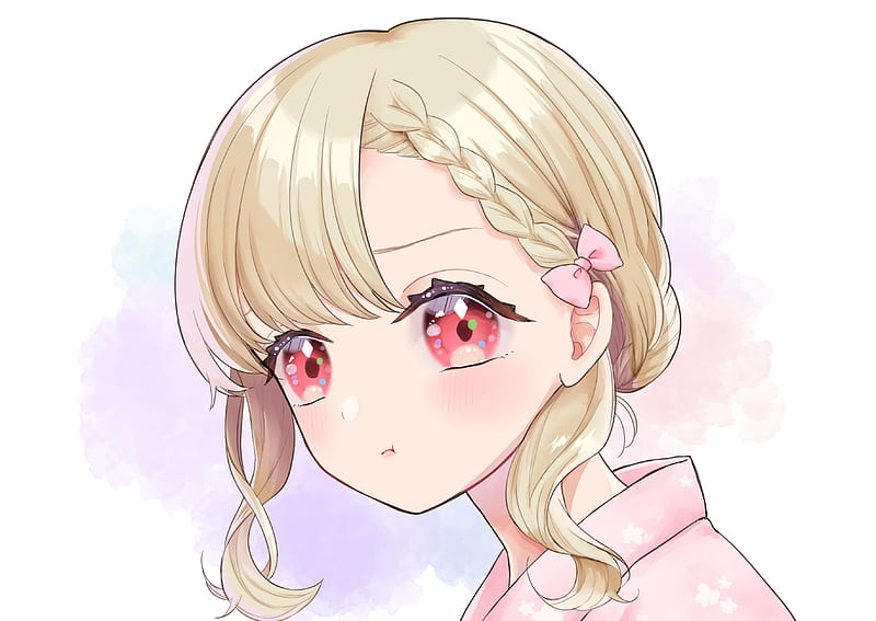 Cute Anime Hairstyle (Blonde)