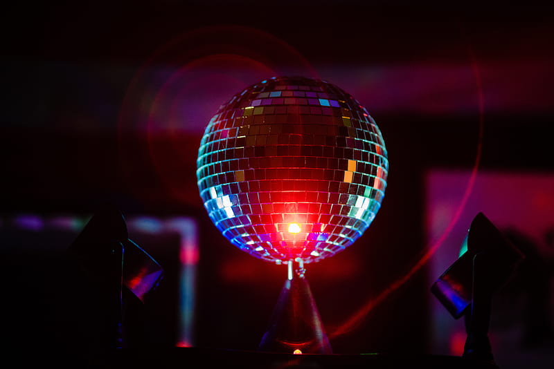 disco ball, laser, led, glare, bright, HD wallpaper