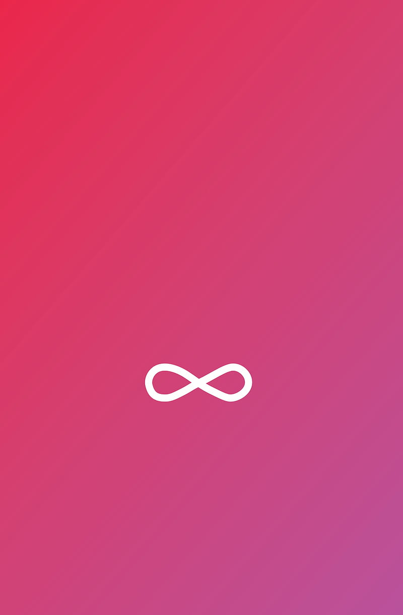 Infinity and Beyond, 2021 landscape love new year sunset , colorful, colours, infinity, minimalist art minimal design aesthetic pleasing trending popular new fresh high quality phone ultra pastel colors, sign, solid colors, HD phone wallpaper