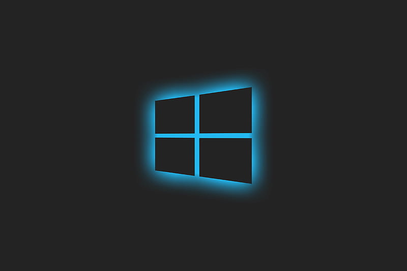 Windows 10 Logo Blue Glow, HD wallpaper | Peakpx