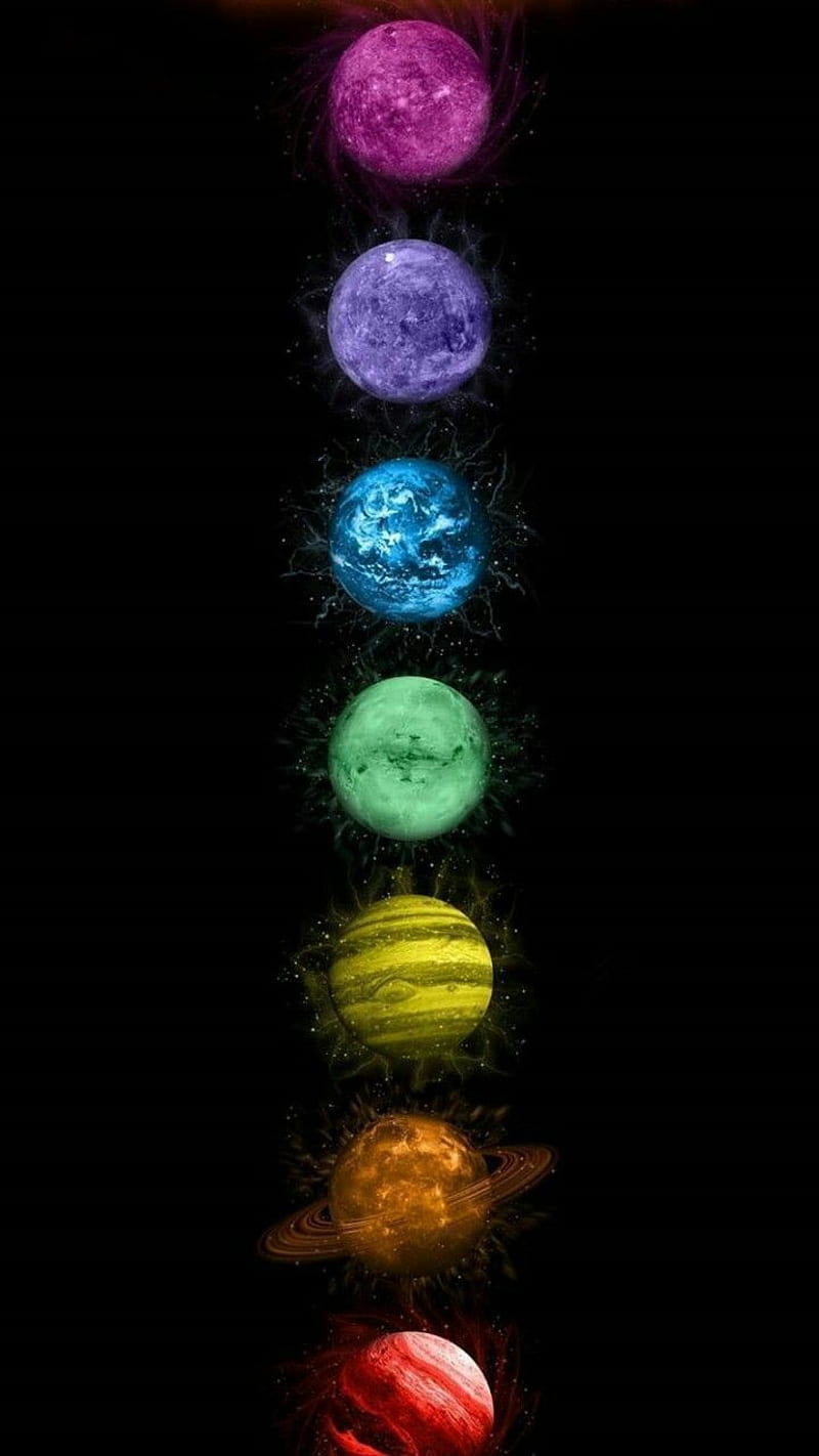 Planets , earth, energy, mass, purple, spiritual, spirituality, turquoise, HD phone wallpaper