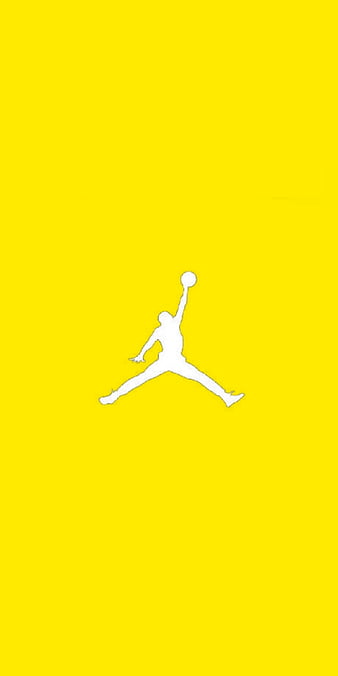michael jordan logo yellow