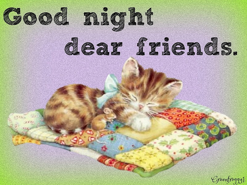 GOOD NIGHT DEAR FRIENDS, GOOD, FRIENDS, NIGHT, DEAR, HD wallpaper | Peakpx