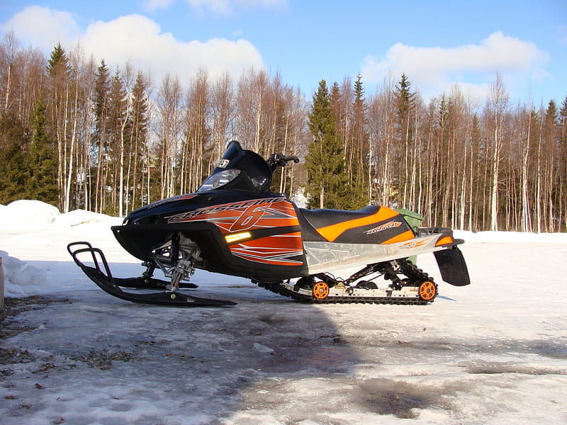 Arctic Cat Cross Fire, thrill, Snowmobile, sled, ride, HD wallpaper