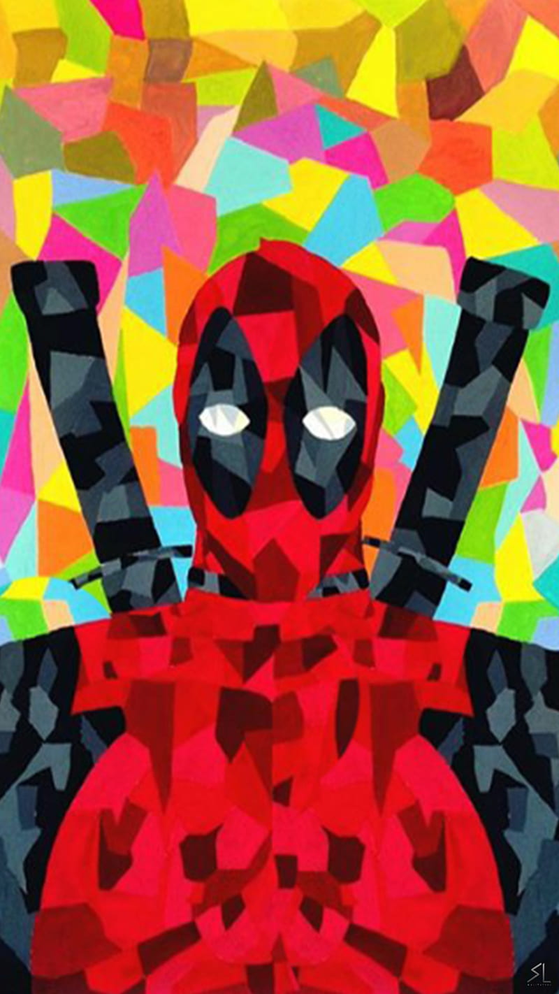 Deadpool ART, chimichangas, cool, heroe, marvel, super, xmen, HD phone wallpaper