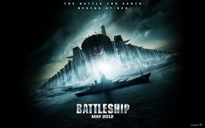 battleship, destroyer, ship, ocean, HD wallpaper