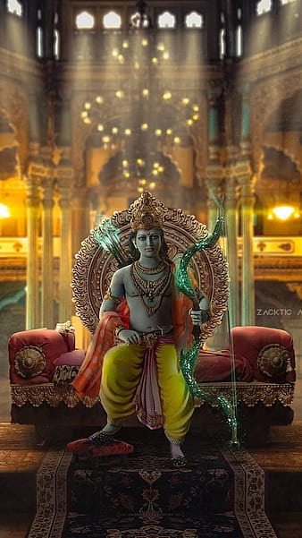 Lord Sita Ram 3D Wallpaper Print (24