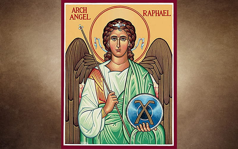 Archangel Raphael, Raphael, Christianity, icon, Archangel, HD wallpaper |  Peakpx