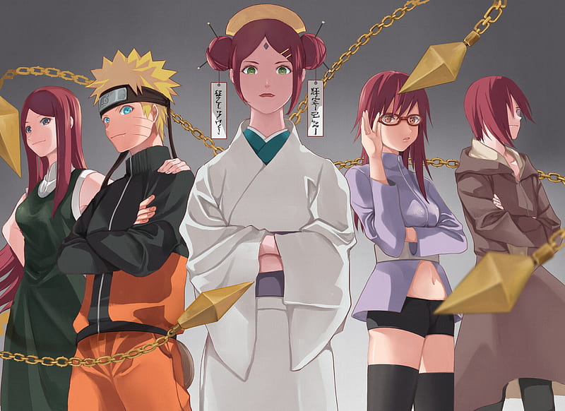 Naruto, Karin (Naruto) , Kushina Uzumaki , Mito Uzumaki , Nagato (Naruto) , Naruto Uzumaki, HD wallpaper