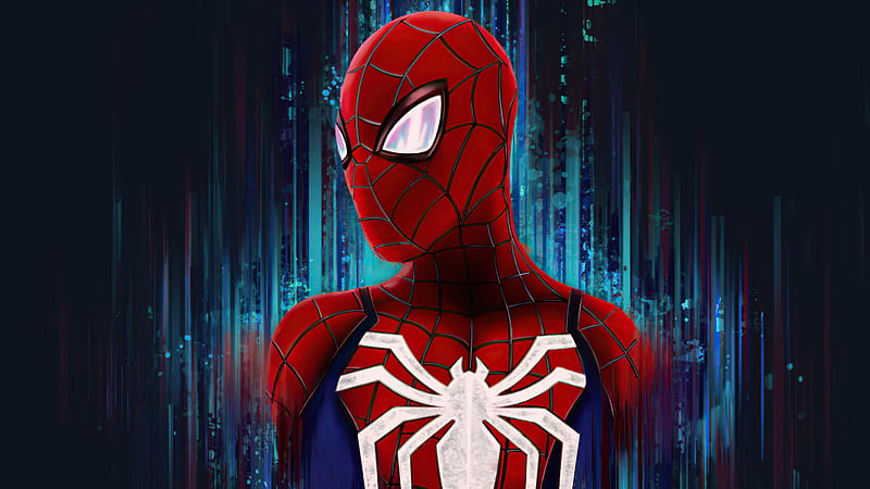 Spidey Phone, spiderman, superheroes, artist, artwork, digital-art, artstation, HD wallpaper