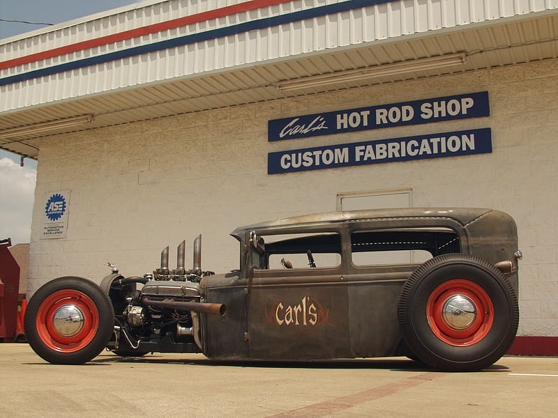 30 Ford RatRod, carb, wheels, HD wallpaper