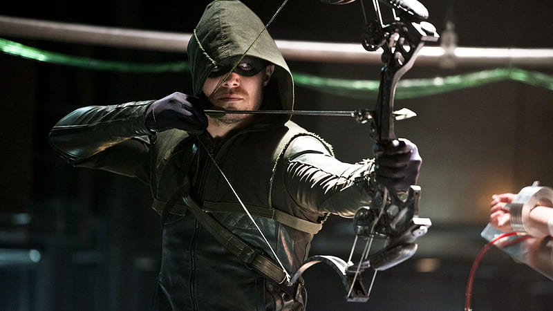 Stephen Amell As Arrow, arrow, tv-shows, stephen-amell, HD wallpaper