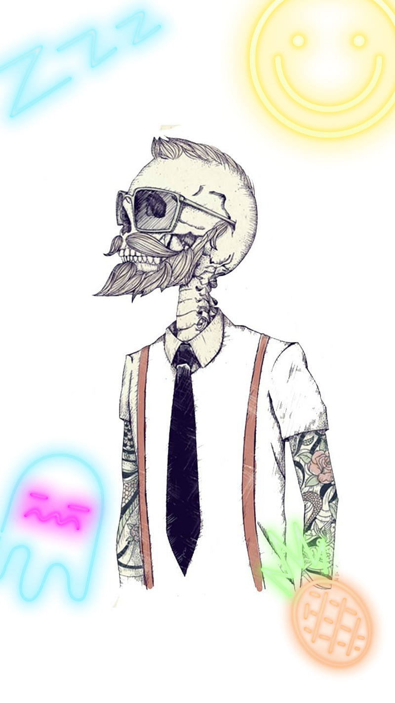 Skeleton, stylish, theme, HD phone wallpaper | Peakpx